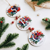 Personalized Monogram Ornaments